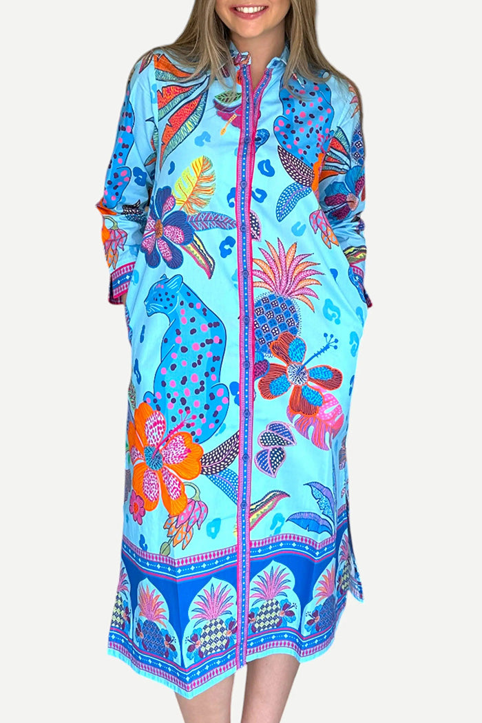 Printed Pocket Maxi Dress