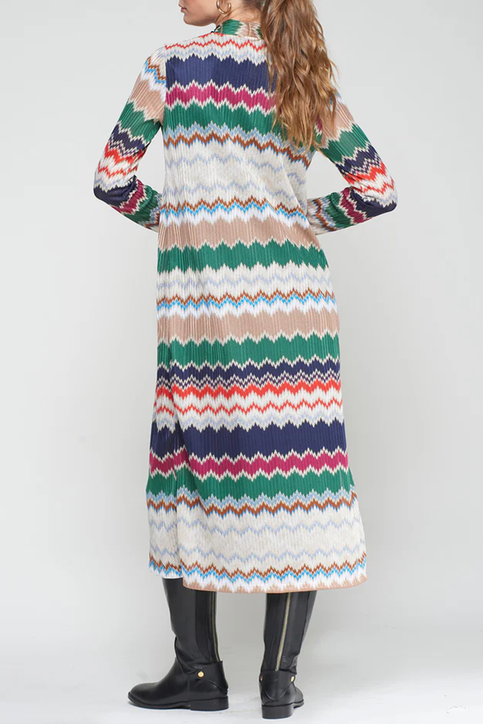 Casual Wavy Striped Dress