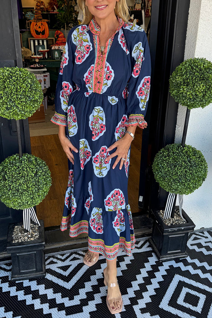 Casual Bold Printed Dress