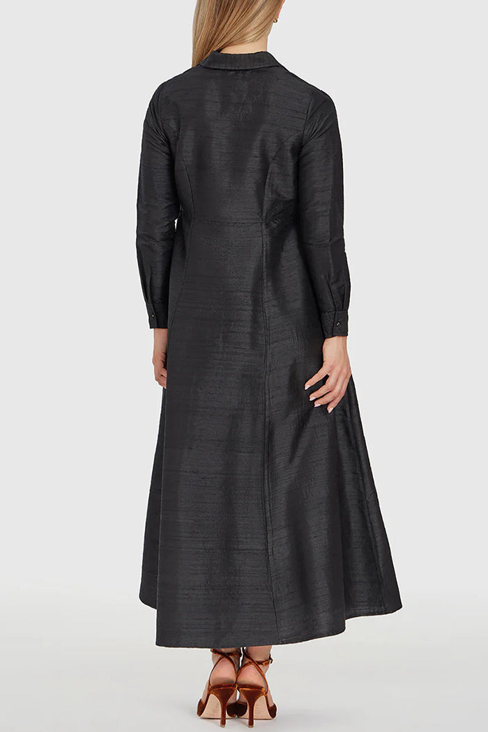 Casual Shirt Maxi Dress