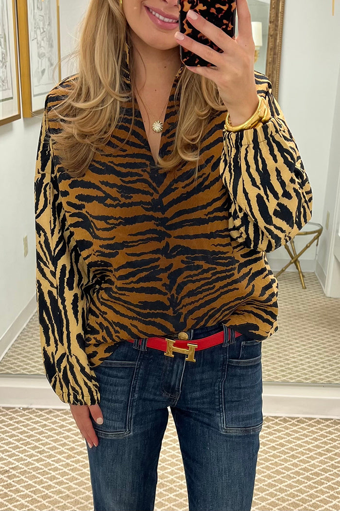 Casual Animal Pattern Top