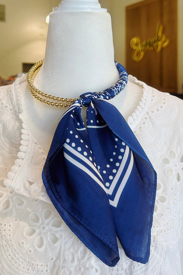 Silk Wrapped Collar Necklace