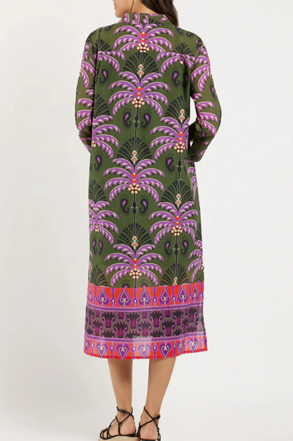 Casual Pocket Floral Maxi Dress