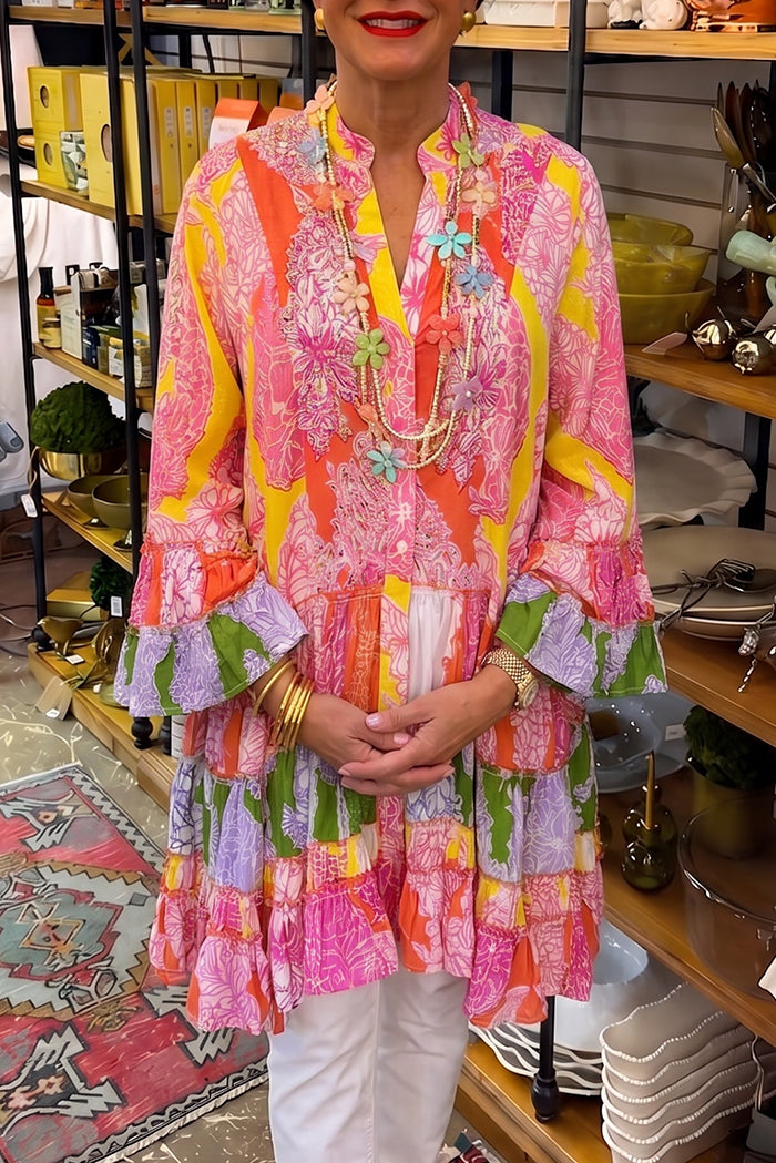 Pink Multi Eye Candy Tunic