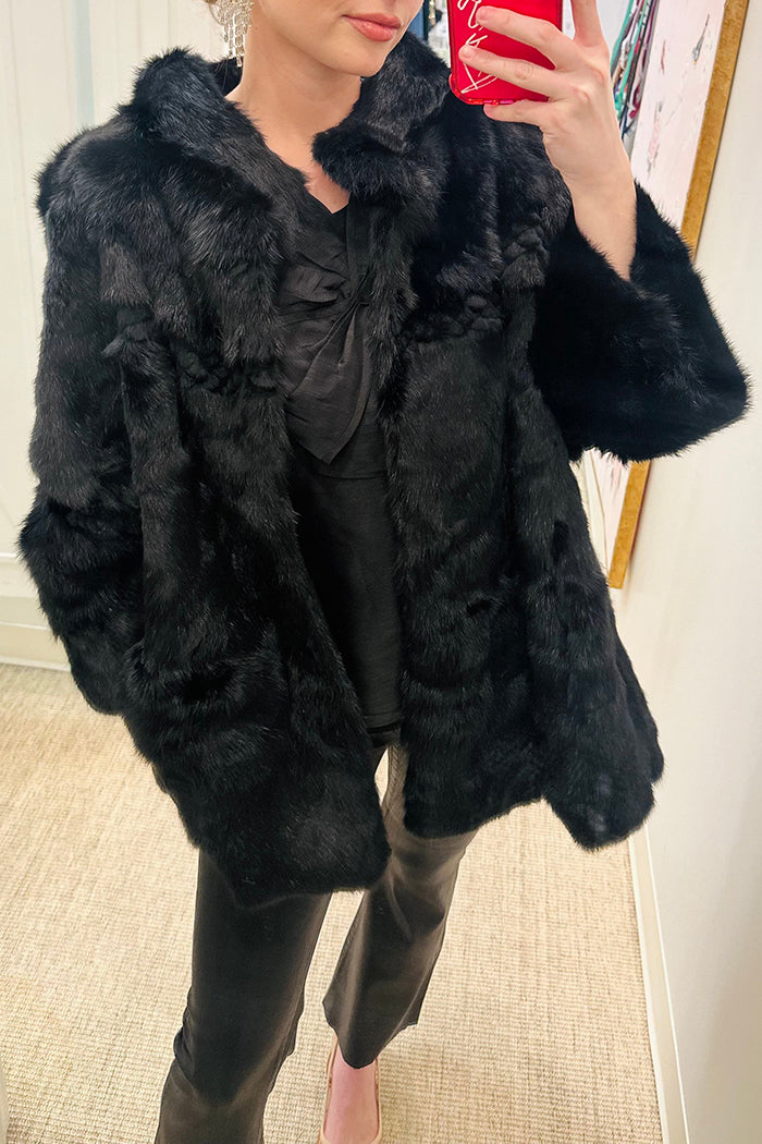 Casua Long Fur Jacket