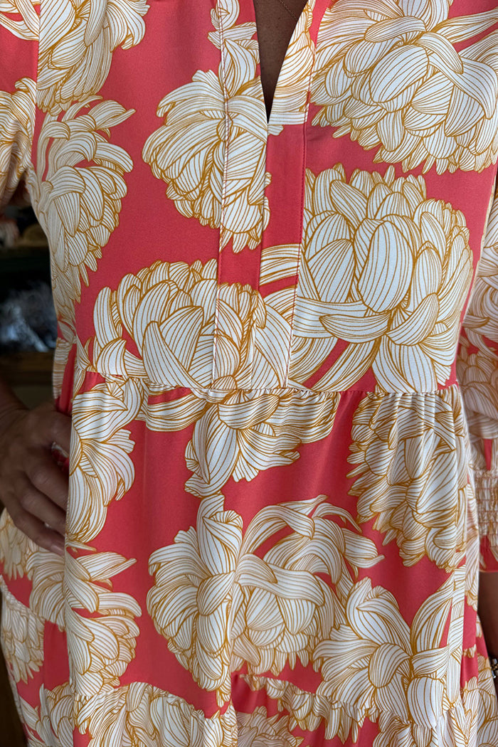 Casual Bold Printed Dress