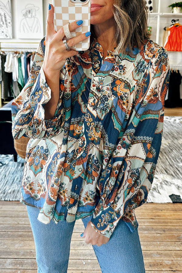 Floral Button Down Top