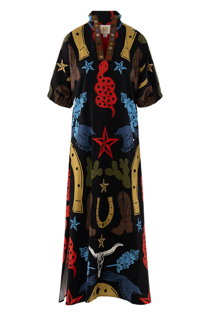 Casual Bold Printed Dress