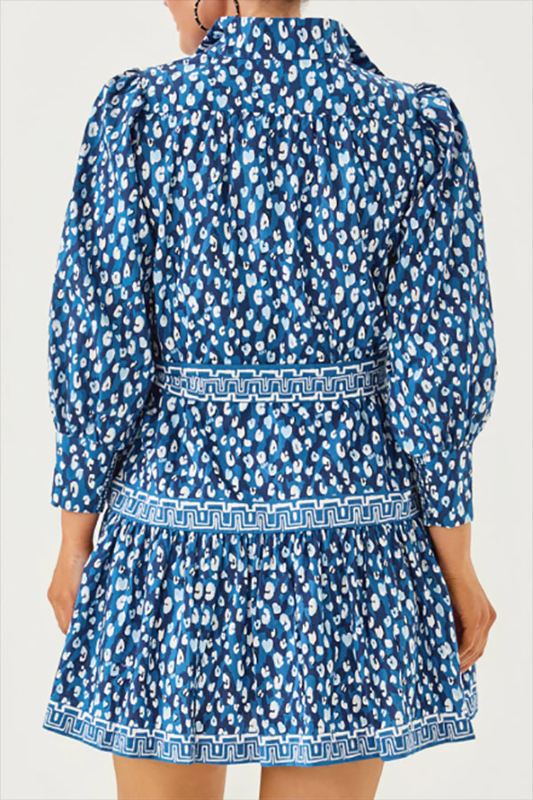 Animal Print Belt Dress