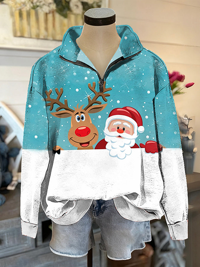 Casual Christmas Atmosphere Top