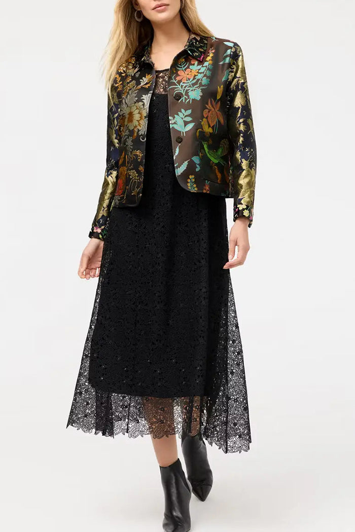 Limited Edition Jacquard Cropped Jacket