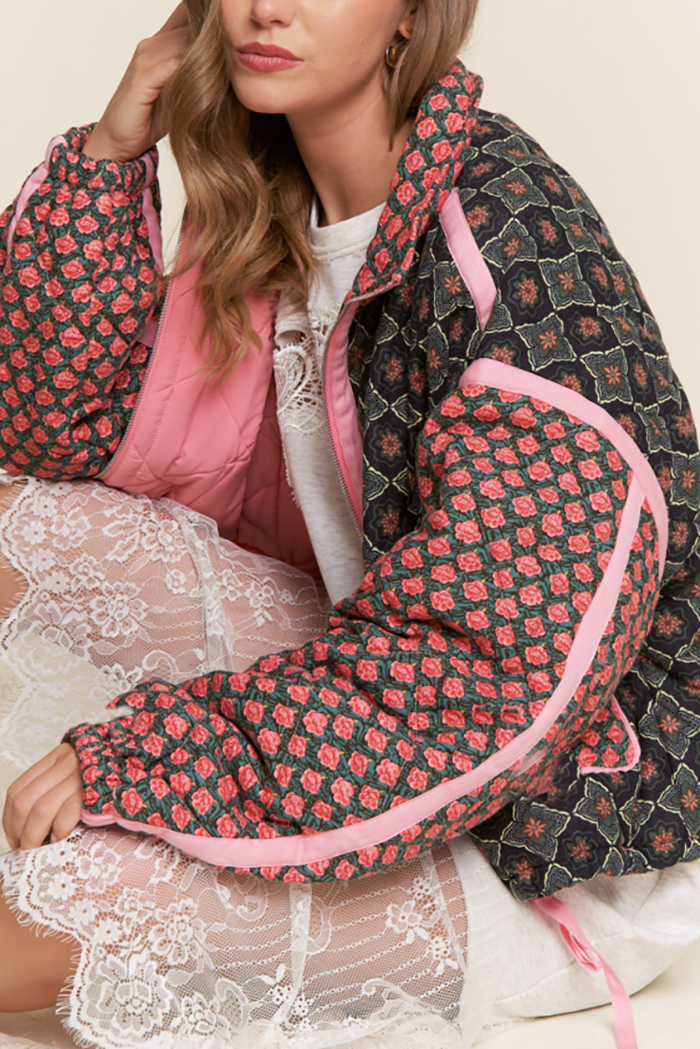 Casual Quilted Pocket Jacket