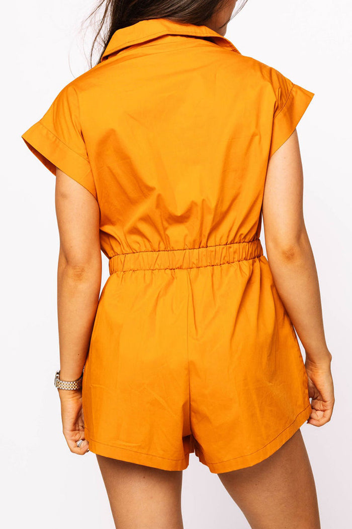 Casual Mascot Pocket Romper