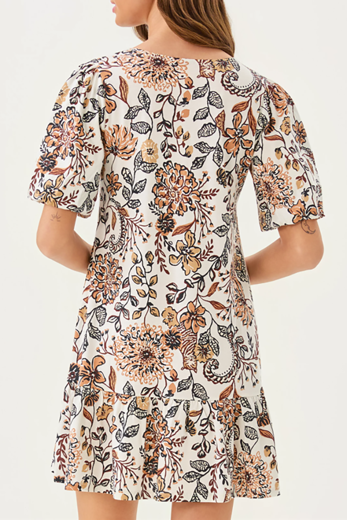 Casual Bold Printed Dress