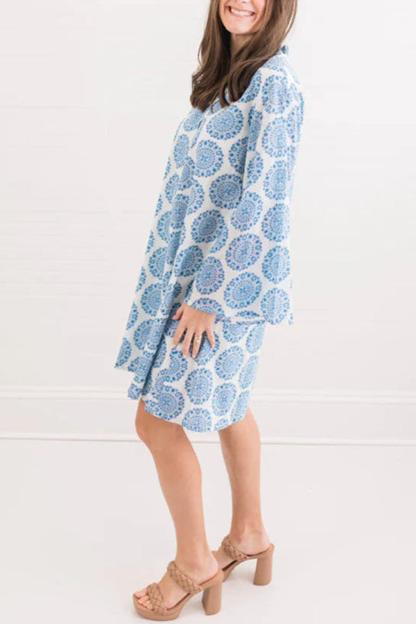 Casual Medallion Classic Dress