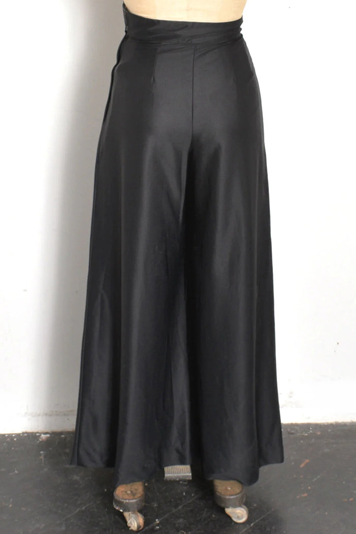 Black Wide-Leg Trousers