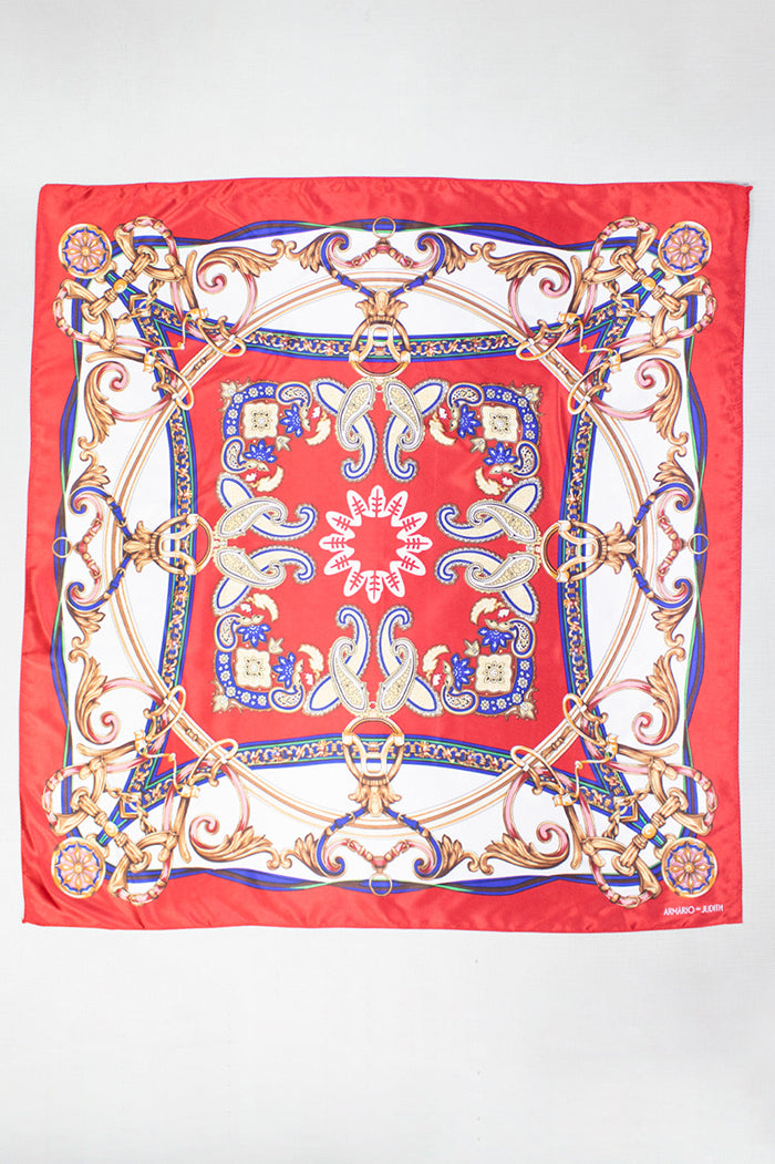 Classic Ornate Pattern Head Scarf