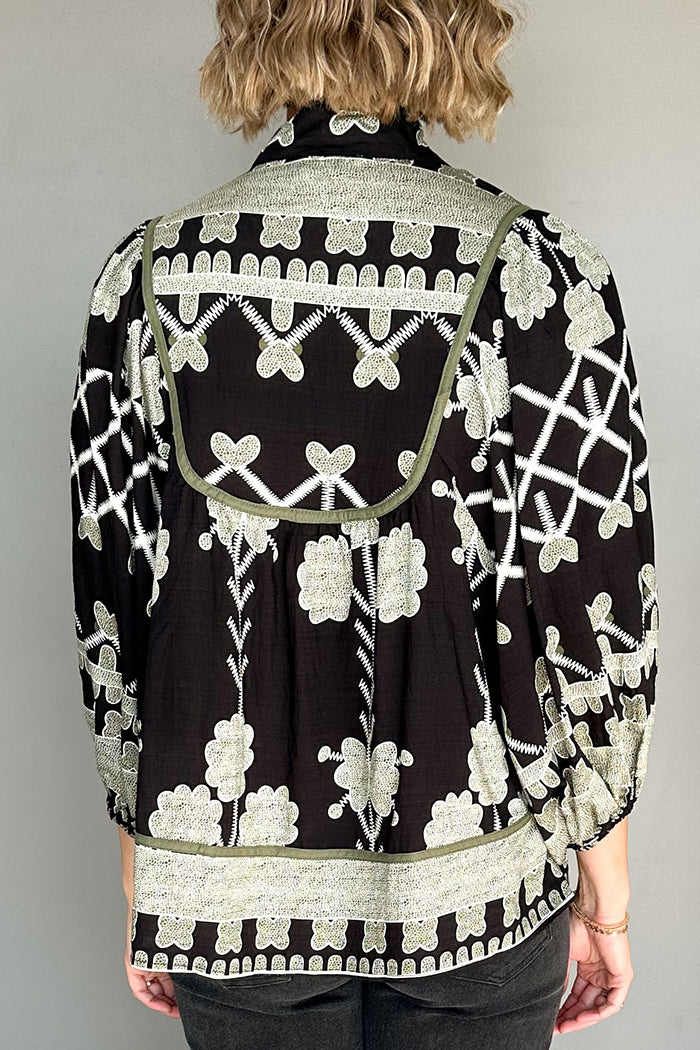 Casual Bold Printed Top