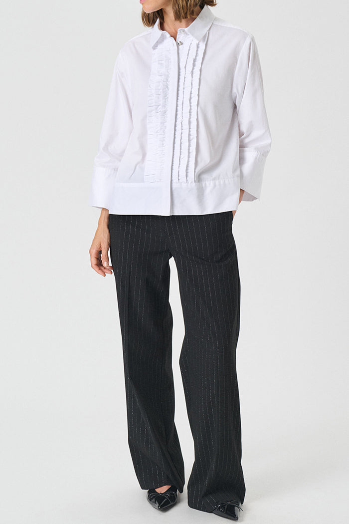 Casual Bright White Shirt