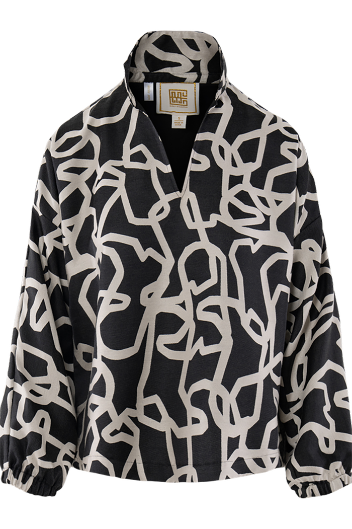 Casual Bold Printed Top