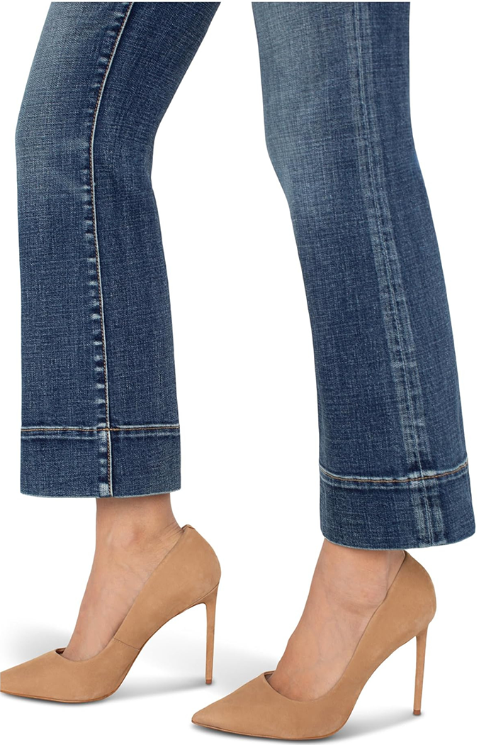 Functioning Pockets Flared Denim Jeans
