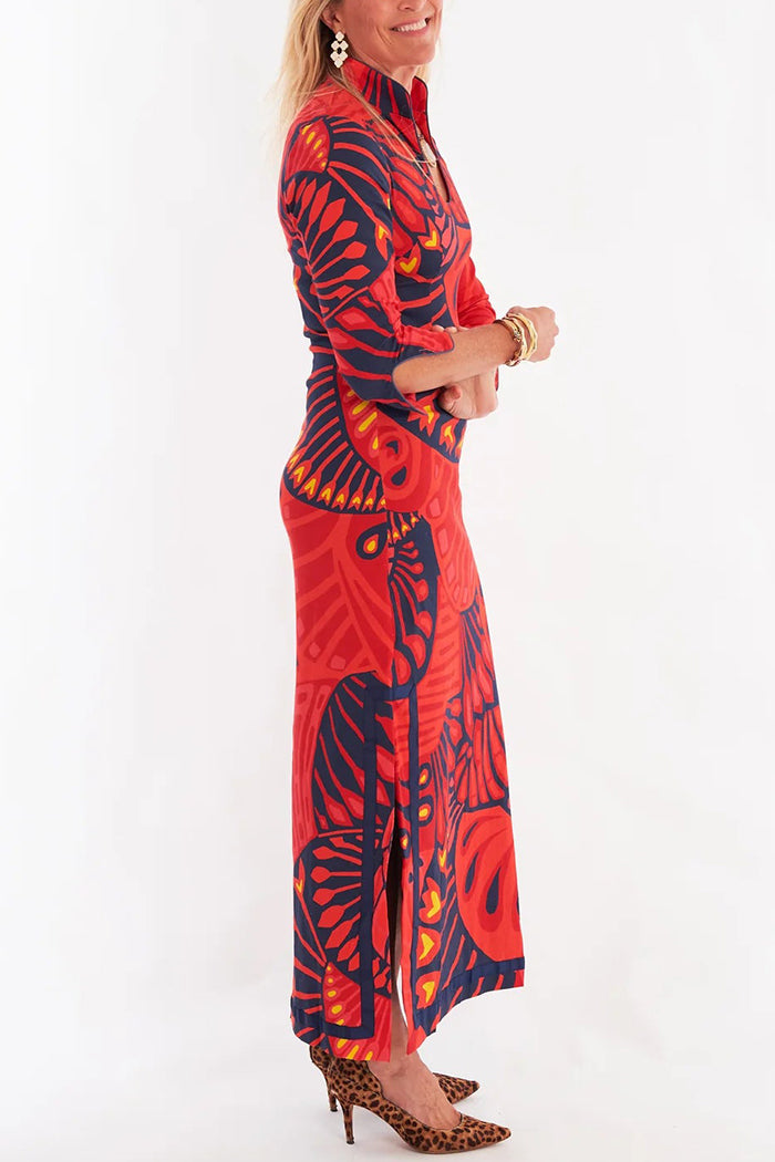 Casual Bold Printed Dress