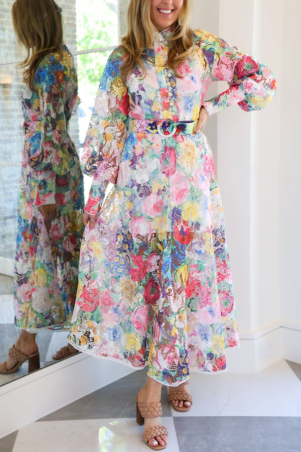 Casual Floral Maxi Dress
