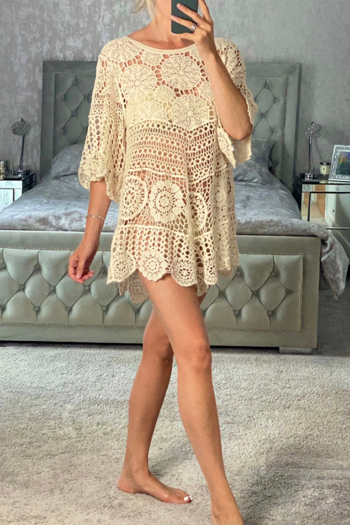 Casual Crochet Cover-Up