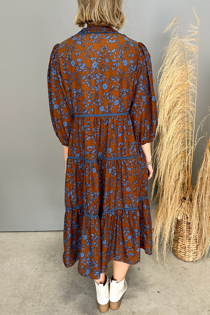 Casual Floral Pattern Dress