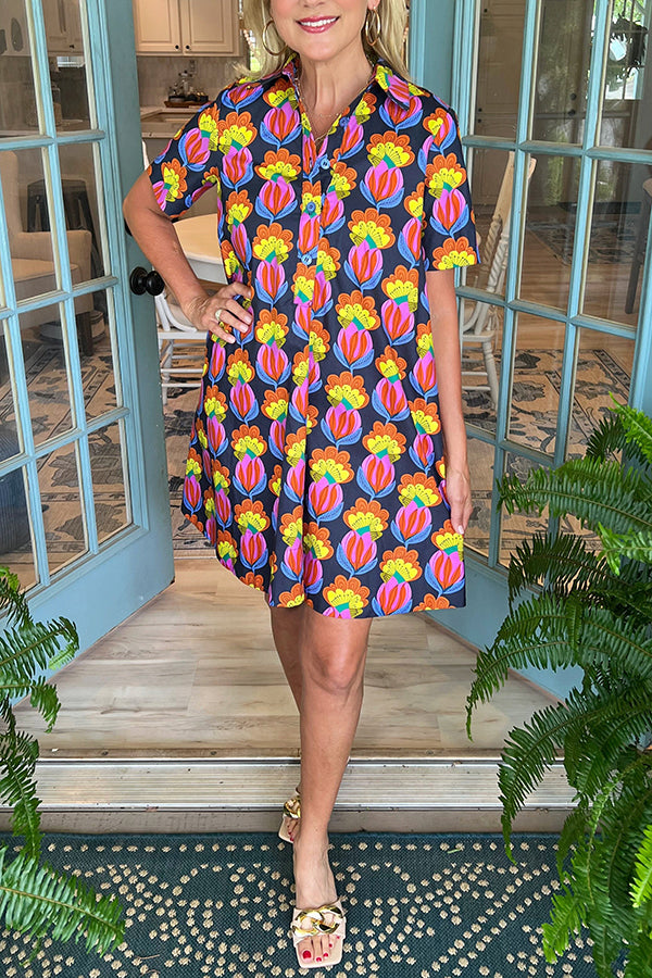 Casual Blooming Buds Dress