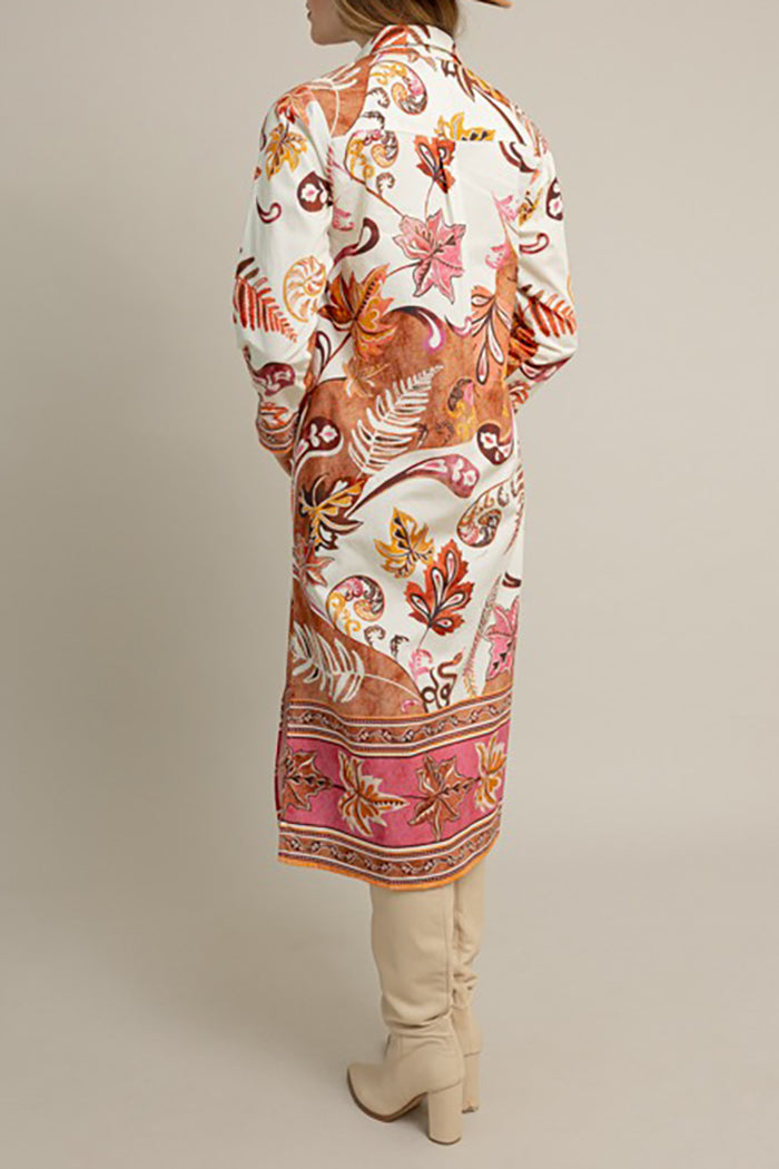 Casual Bold Printed Maxi Dress