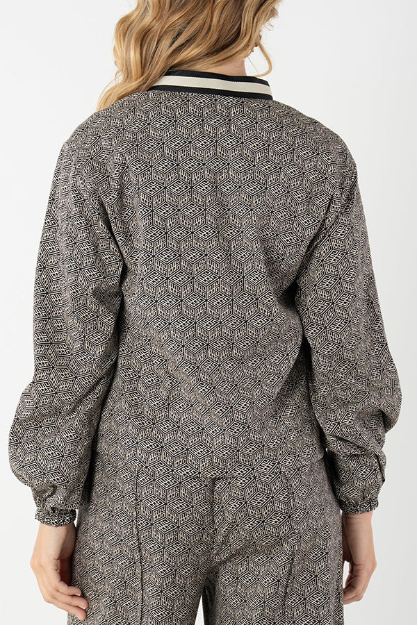 Tonal Monogram Black Top