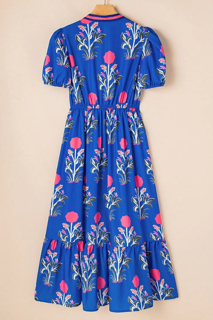 Floral Puff Sleeve Dress