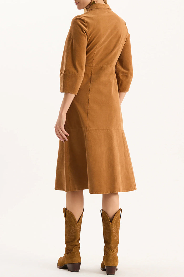 Casual Cord Corduroy Dress