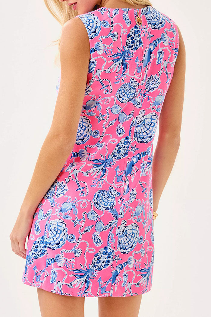 Round Neck Sleeveless Pocket Dress