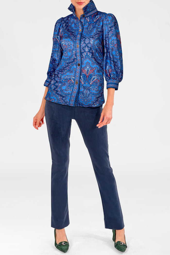 Casual 3/4 Puff Sleeve Top