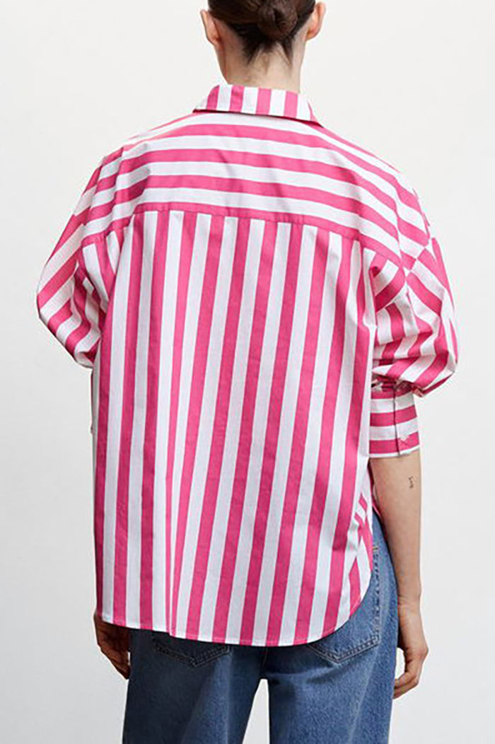 Casual Striped Long Sleeve Shirt