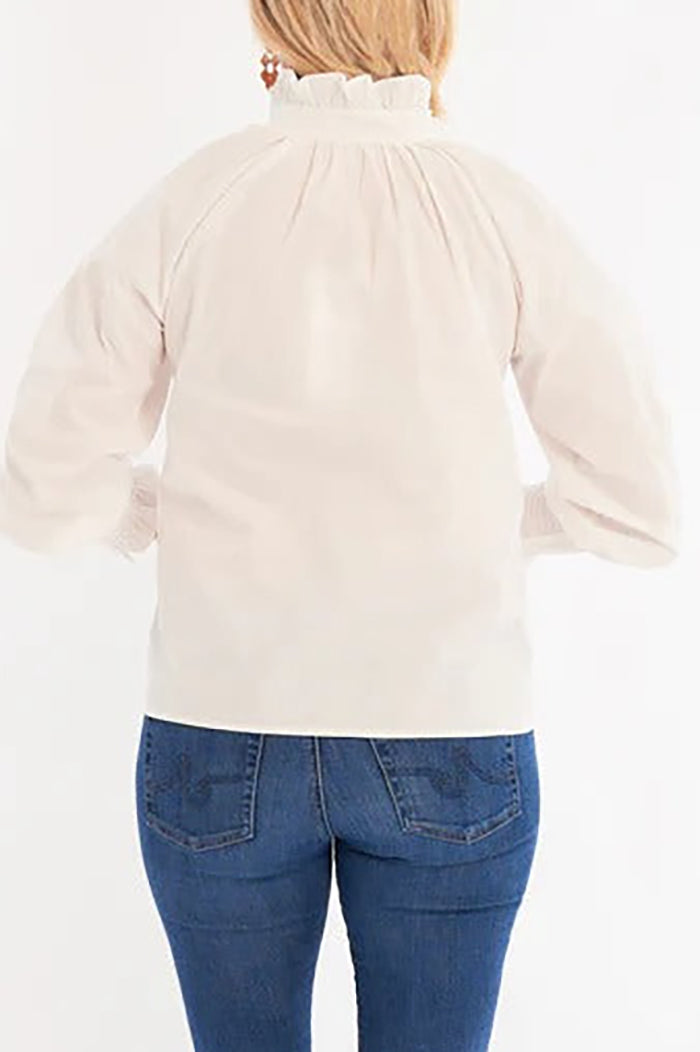 Casual Ruffles Sleeve Blouse