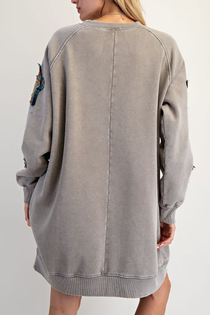 Casual Star Patch Dress