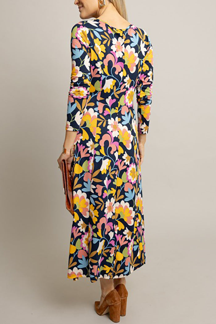 Floral Soft Knit Dress