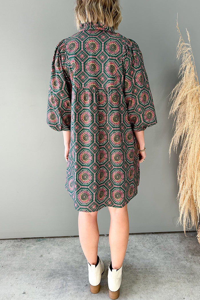 Casual Bold Printed Dress