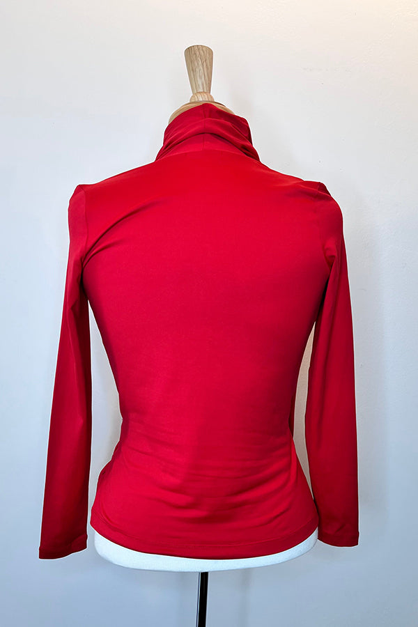 Casual Draped Folds Top