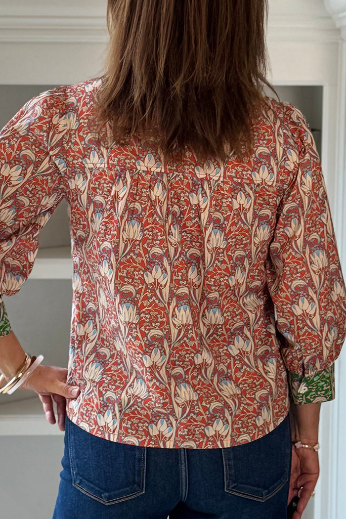 Timeless Floral Print Blouse