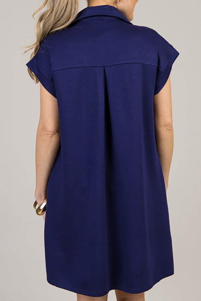 Everyday Comfort V-Neck Dress