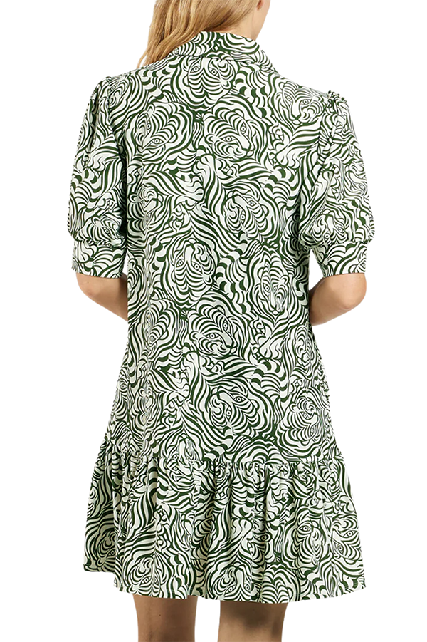 Casual Ruffles Hem Dress