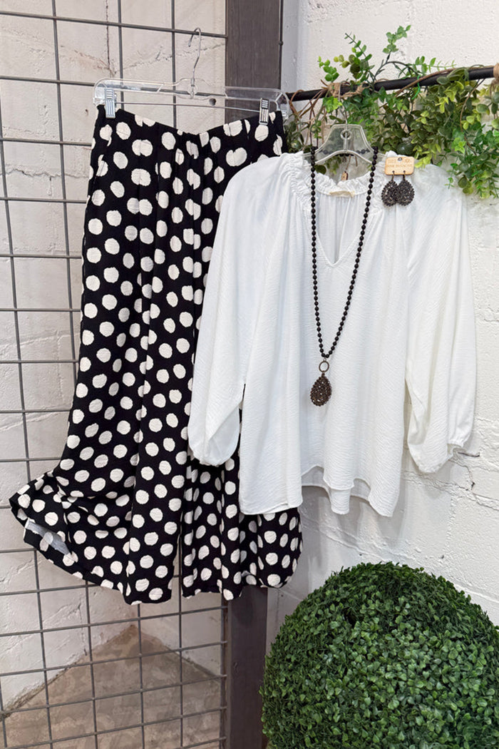 Casual Polka Dot Set