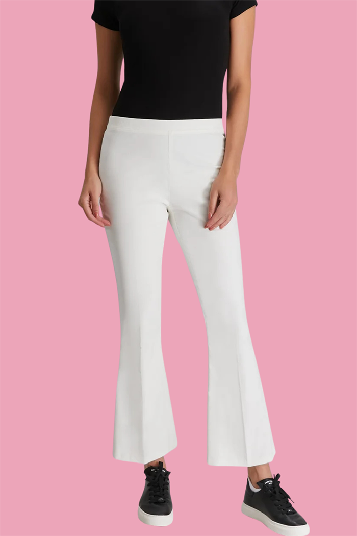 Velvet Crop Flare Pant