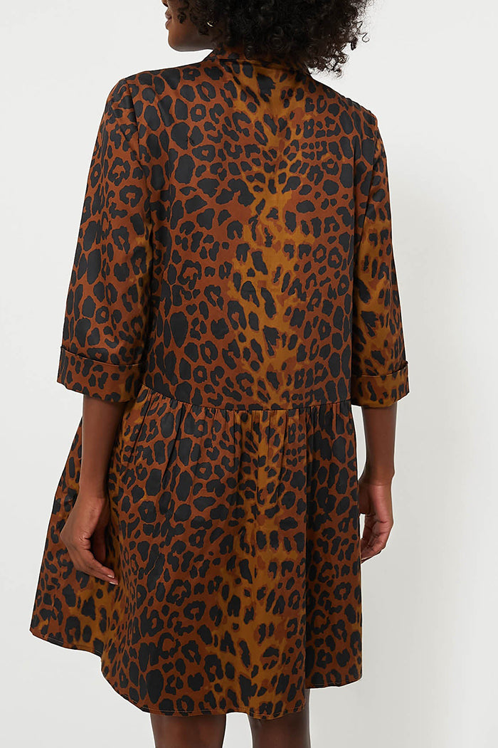 Leopard Royal Shirt Dress