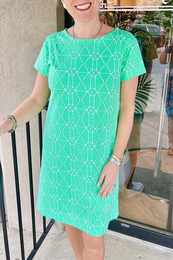 Casual Bamboo Trellis Dress
