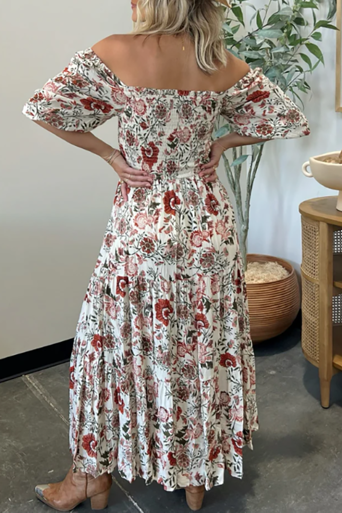 Casual Floral Maxi Dress